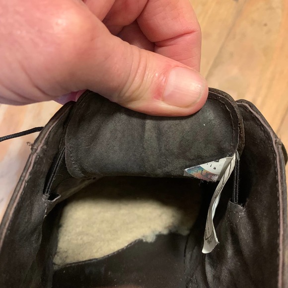 UGG Men’s Size 9 Brown Leather Brogue Oxfords Crepe Soles - Picture 9 of 9